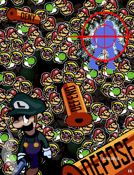 Solwazi_games's tweet photo. Find Luigi #CEOAssassination https://t.co/Y6lUv07e2B