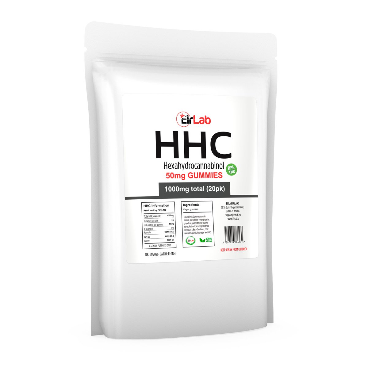 New!!
HHC Gummies by EIRLAB
In relation to potency, HHC is thought to be about 65%-80% as strong as traditional THC (Delta-9-THC).
hempture.ie/shop/hhc-gummi…