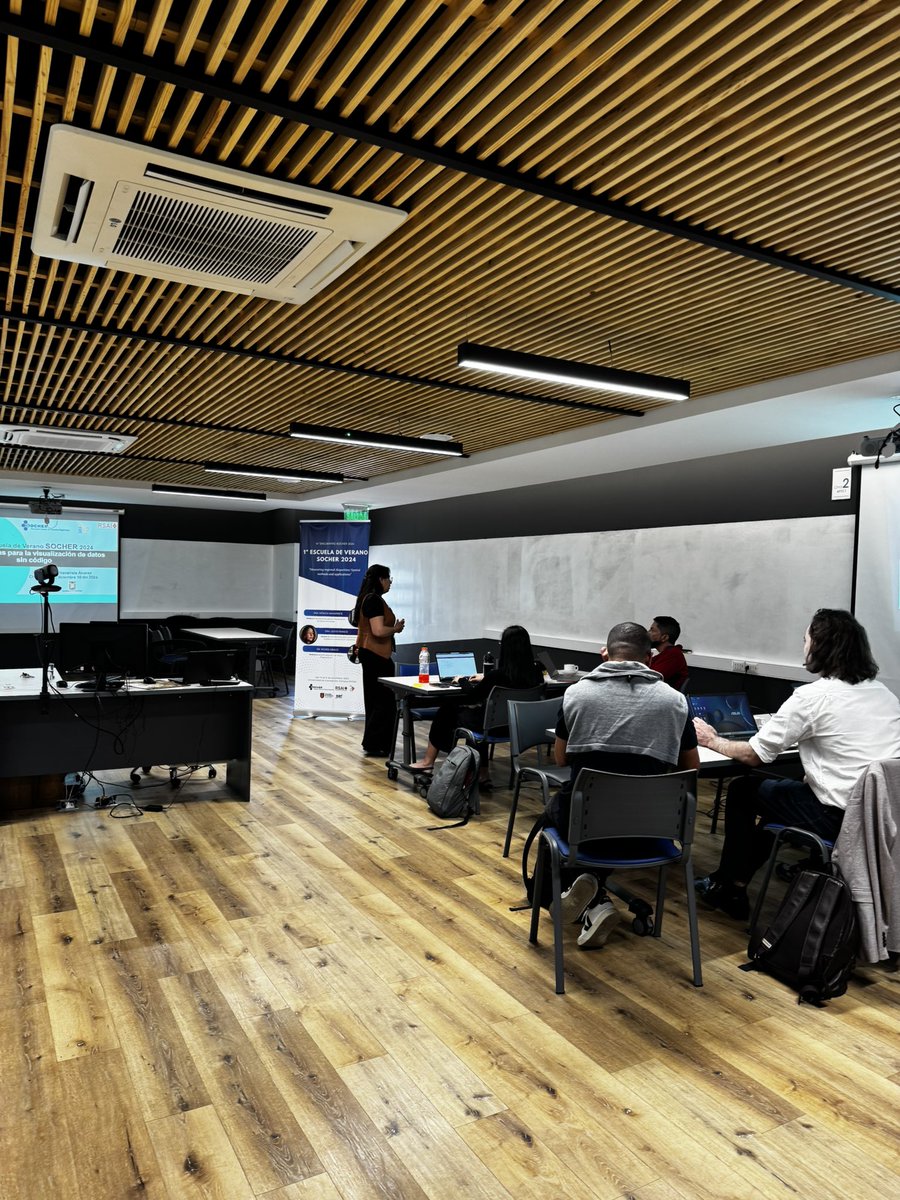 Comienza el segundo módulo “Herramientas para la visualización de datos sin código” a cargo de la Dra. Mónica Navarrete. #SOCHER2024