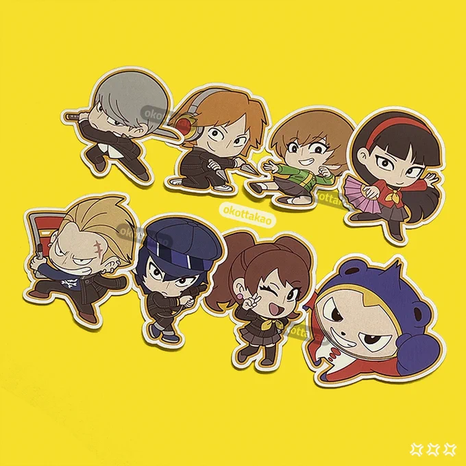 Persona 4 stickers I miss this game so much#Persona4 #ペルソナ4 