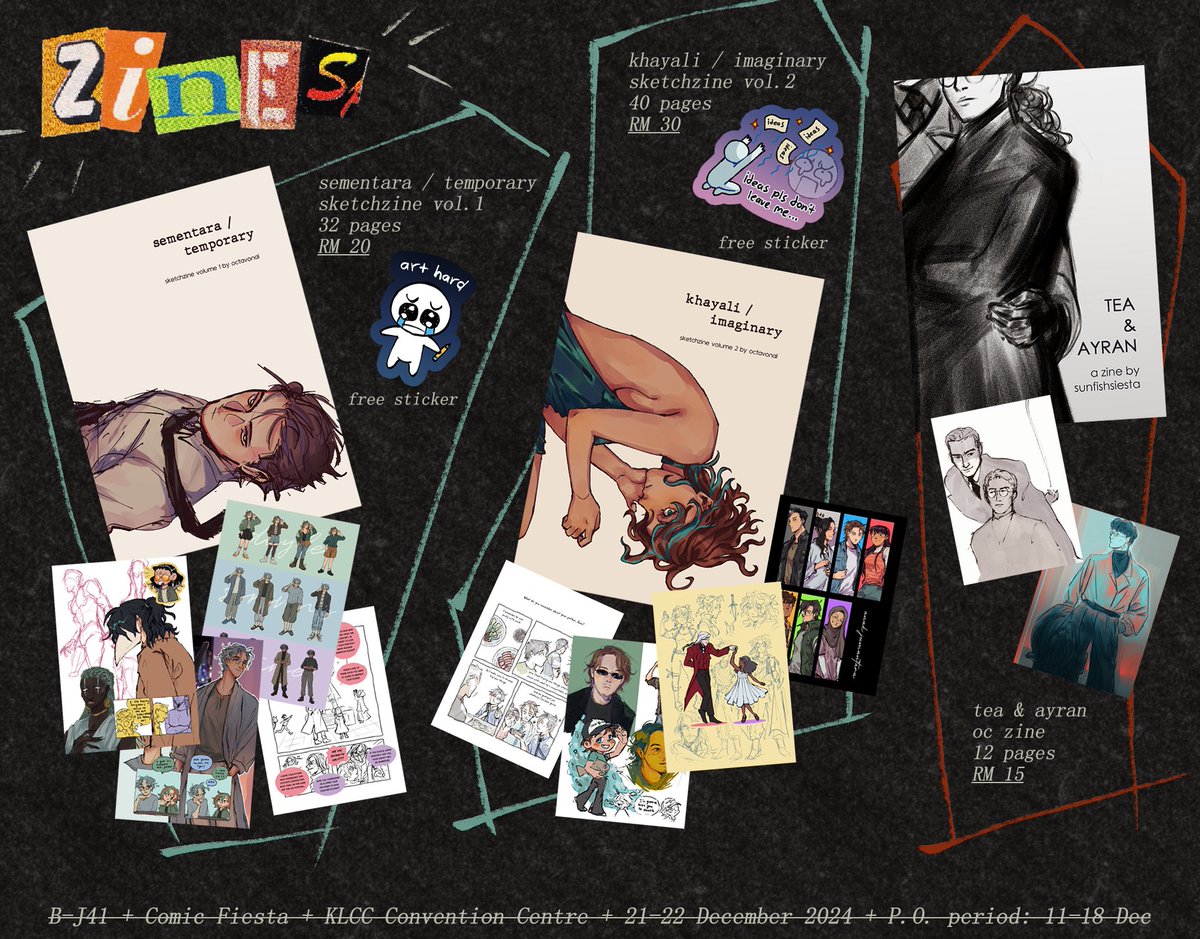octavonal's tweet photo. Catalogue for #comicfiesta2024 ! @sunfishsiesta and me will be at B-J41, do come by and say hi!

Preorders open until the 18th &amp; have limited slots. DM me anywhere to preorder!

1/4

#comicfiesta #cf2024 https://t.co/QquBmWpHnz