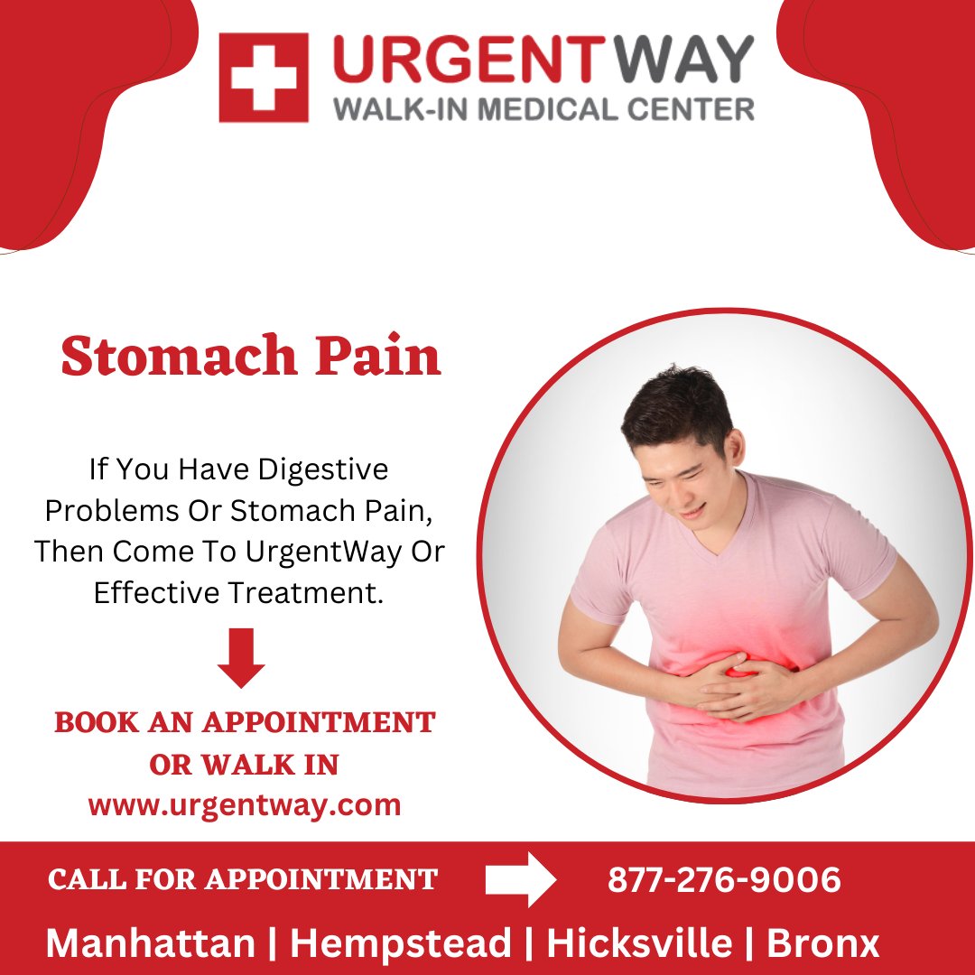 urgentwayNYC's tweet photo. Stomach Pain
If You Have Digestive Problems Or Stomach Pain, Then Come To UrgentWay For Effective Treatment.
BOOK AN APPOINTMENT OR WALK IN
https://t.co/Zdbh197JQj
#stomachpain #health #gastroenterologist #pain #gastritis #digestivesupport #medicine #urgentway #clinics https://t.co/0qcgu45nWQ