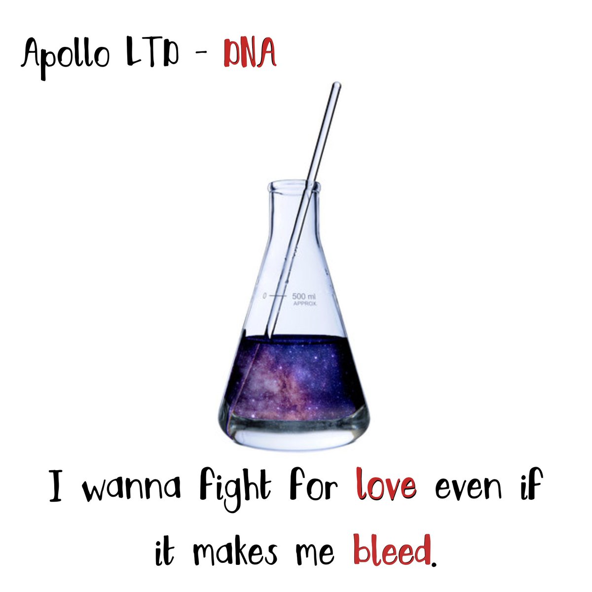 pg_robert_pg's tweet photo. Abro hilo 👇🏻

Esta frase tomada de la canción DNA (ADN), de Apollo LTD (@WeAreApolloLTD), se podría traducir como: "Quiero luchar por el amor aunque me haga sangrar". https://t.co/v53rMnt1ZX