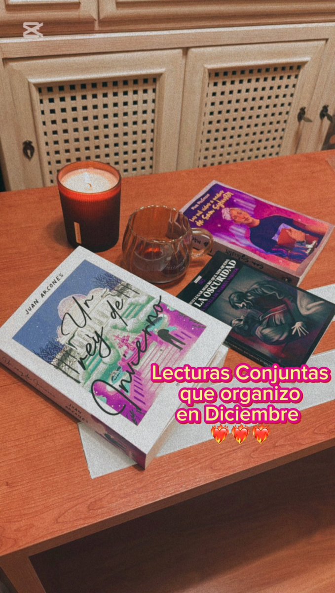 Estas lecturas conjuntas organizo el mes de Diciembre. ¿Os apetece apuntaros a alguna? ☺️❤️‍🔥 Lo pasamos genial cada mes ☺️
Decidme por aquí 📚

<a href="/penguinlibros/">Penguin España 🐧📚</a> <a href="/somosinfinitos/">Somos Infinitos by Penguin</a> <a href="/juanarcones/">Juan Arcones Brunas</a> <a href="/bookskakao/">KAKAO BOOKS 🏳️‍🌈📚</a> @robertokrrasco <a href="/eddimocultas/">Dimensiones Ocultas se ha ido a Bluesky</a> <a href="/MrWarrenWagner/">Warren Wagner</a>