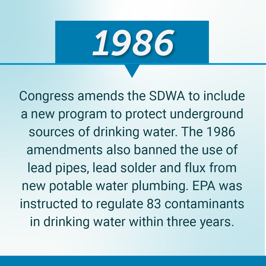 EPWater's tweet image. In 1974 the Safe Drinking Water Act was signed into law, ensuring safe, clean drinking water for Americans. For 50 years, the #SDWA has protected public health and driven water treatment innovation in El Paso and across the nation. Join us in celebrating! #SDWA50
@awwa @txawwa
