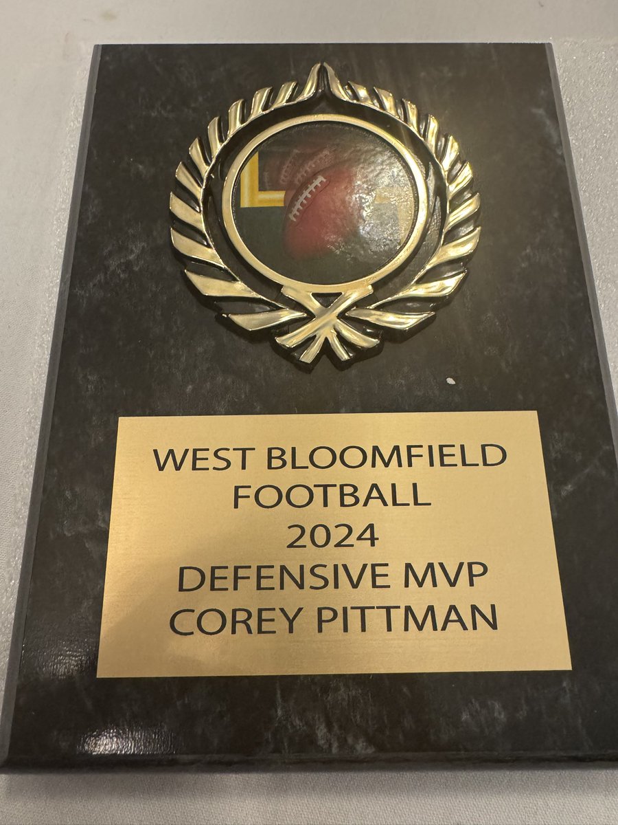 Corey Chops Pittman II (@coreypittman_) on Twitter photo I definitely was shocked by winning Defensive MVP, and making all Region. Thanks to everyone who believed in me. Not bad for a kid who hadden played football since the 9th grade. Thanks <a href="/ZHilbs/">Zachary Hilbers</a> <a href="/WBLakerFootball/">West Bloomfield HS Football</a> <a href="/svsu_football/">SVSU Football</a> <a href="/gvsufootball/">GVSU Football</a> <a href="/FerrisFootball/">Ferris St. Football</a> <a href="/EMUFB/">Eastern Michigan Football</a> <a href="/WMU_Football/">Western Michigan Football</a> I definitely was shocked by winning Defensive MVP, and making all Region. Thanks to everyone who believed in me. Not bad for a kid who hadden played football since the 9th grade. Thanks <a href="/ZHilbs/">Zachary Hilbers</a> <a href="/WBLakerFootball/">West Bloomfield HS Football</a> <a href="/svsu_football/">SVSU Football</a> <a href="/gvsufootball/">GVSU Football</a> <a href="/FerrisFootball/">Ferris St. Football</a> <a href="/EMUFB/">Eastern Michigan Football</a> <a href="/WMU_Football/">Western Michigan Football</a>