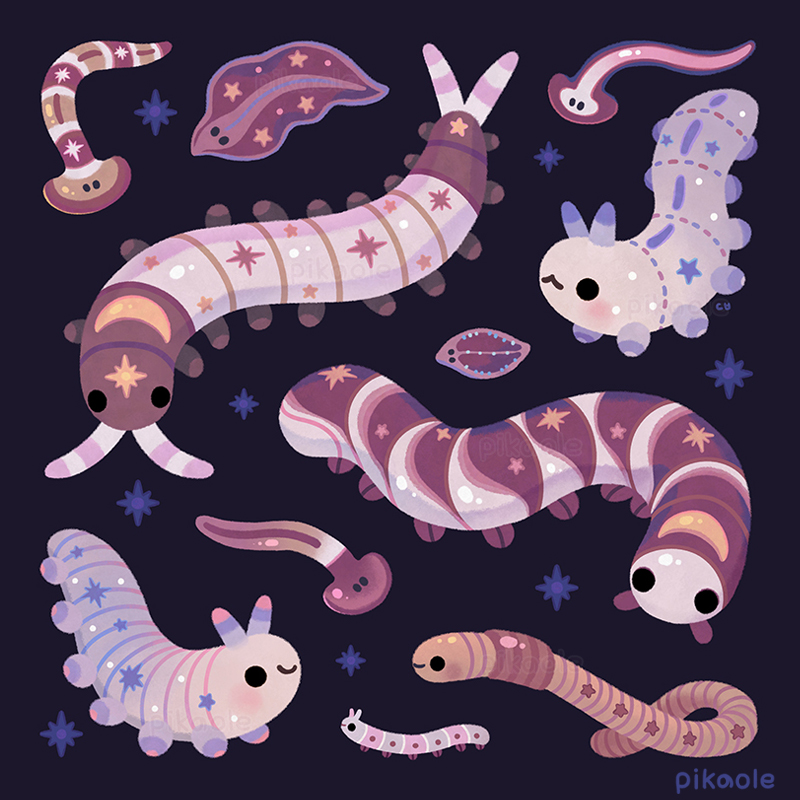 pikaole's tweet image. ✨ Twinkle twinkle long bugs 🪱