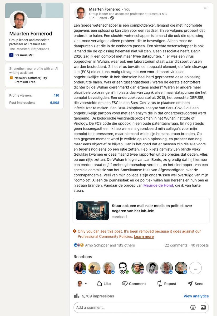 RecomendsFaults's tweet photo. Kort maar goed: blij mee. Ik heb iets goeds afgeleverd. Niet omdat ik het zelf zeg, maar omdat anderen dat vinden. 

Overigens heeft LinkedIn inmiddels de post weer vrijgegeven. Het mag nu zelfs daar gezegd worden.

I just love it when a plan comes together! 

#WuhanTrilogie