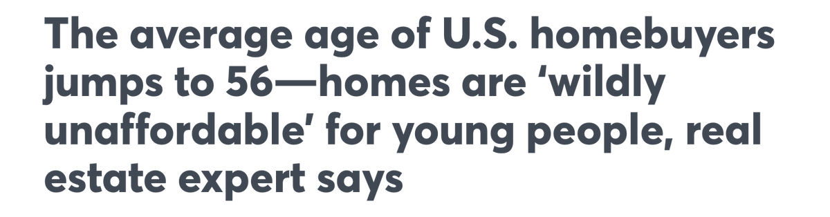 Public_Citizen's tweet photo. Nothing says the American dream like buying your first home at the ripe age of 56. https://t.co/QqAZAUABzx