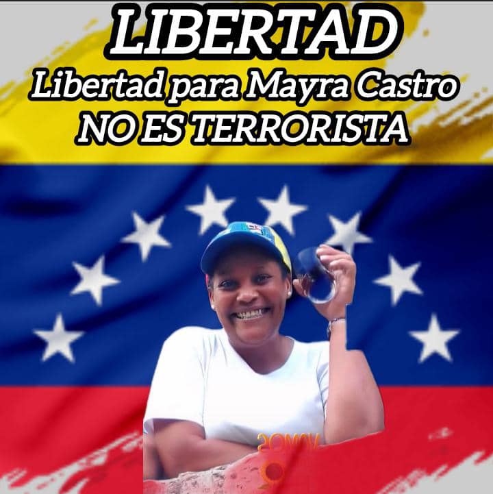 #LibertadParaMayraCastro #Cua #CuaVallesdelTuy #Miranda <a href="/mayracastrod/">Mayra Castro</a> <a href="/hcapriles/">Henrique Capriles R.</a> <a href="/FELICIDADVILLEG/">Felicidad Villegas</a> <a href="/rtfmarquina/">Rosmary Fernández Marquina</a> <a href="/PJ_EdoMiranda/">Primero Justicia Miranda</a> @PJFamiliarNac