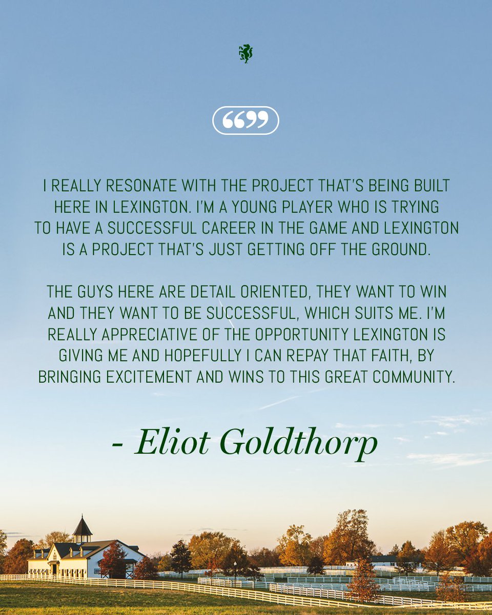 LexSporting's tweet image. 𝑳𝑬𝑬𝑫𝑺 𝑩𝑶𝑹𝑵 &amp;amp; 𝑳𝑬𝑿 𝑩𝑶𝑼𝑵𝑫 🏴󠁧󠁢󠁥󠁮󠁧󠁿🛬

LSC is thrilled to announce the signing of Eliot Goldthorp to our @USLChampionship squad! ✍️

Welcome @EliotGoldthorp1! 🐴💚

📰 Read More: bit.ly/3OPwvzS

*Pending league &amp;amp; federation approval*

#LexGo #USLChampionship