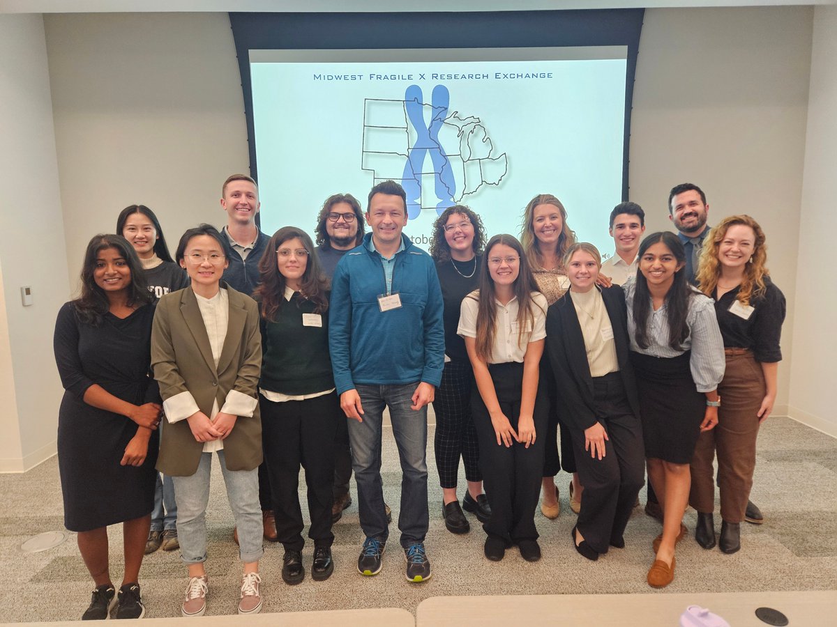Nice memories of the Midwest Fragile X Conference with Bridgette Kelleher's lab and Dan Foti