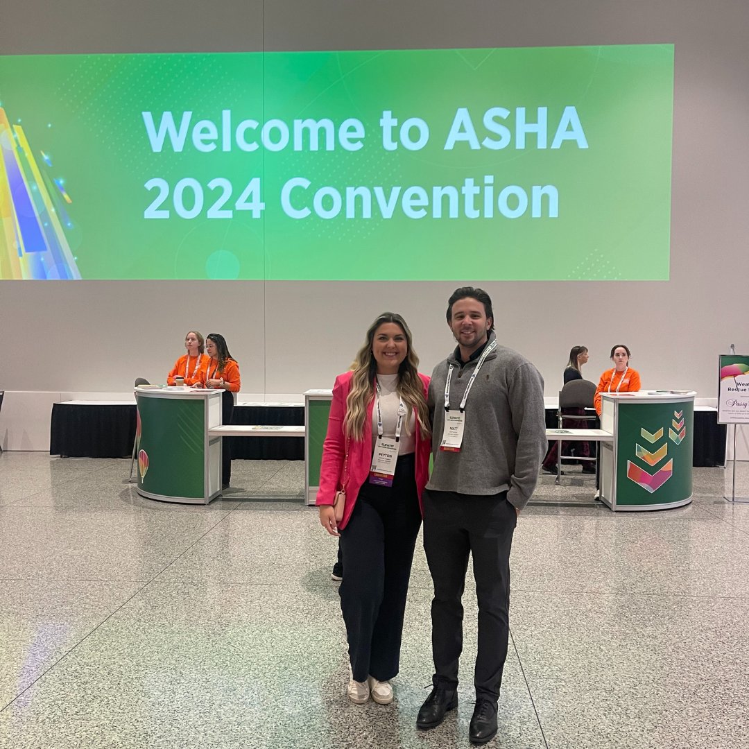 ProCareTherapy's tweet photo. Spent the week connecting with the best in speech-language pathology🗣️

Our team had an amazing time at #ASHA2024, showcasing how ProCare Therapy supports #SLPs across the nation. Thank you to everyone who stopped by! https://t.co/MFUyv1xbvS