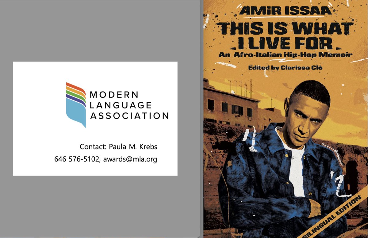 San Diego State University Press (@sdsupress) on Twitter photo Wow! Felicidades Professor Clarissa Clo, translator, and <a href="/Amirissaa/">AMIR ISSAA</a>, author, for your amazing MLA award!!!! Get the skinny here: sdsupress.blogspot.com/2024/12/sdsu-p…
Get the book here: sdsupress.sdsu.edu/newtitles.html… Wow! Felicidades Professor Clarissa Clo, translator, and <a href="/Amirissaa/">AMIR ISSAA</a>, author, for your amazing MLA award!!!! Get the skinny here: sdsupress.blogspot.com/2024/12/sdsu-p…
Get the book here: sdsupress.sdsu.edu/newtitles.html…
