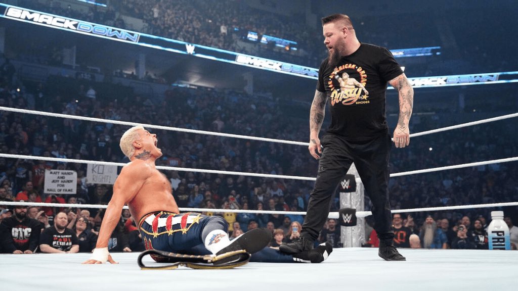 WrestleOps's tweet photo. Kevin Owens shares 3 things he hates about Cody Rhodes:

• He made his own WWE tracksuit with ‘QB’ stitched on it, and goes around telling people he was made quarterback of this era, which nobody is calling him that.

• Owns a tour bus with a chauffeur whilst being offended by Owens owning a Lamborghini.

• All over America parents are bleaching their children’s hair so they can look like Cody, points out how the chemicals aren’t good for them, and as-such is promoting an unhealthy habit. Owens is sure this is being done against the kids’ wills.

(via @MalcolmMuscle)