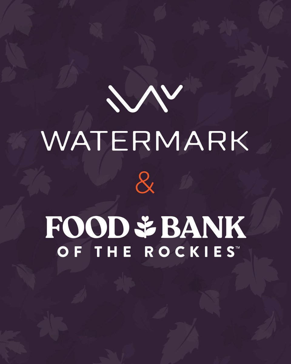 This holiday season, Watermark is proud to donate to Food Bank of the Rockies, providing food and hope to families in Colorado and Wyoming for over 40 years. 🧡 Learn more: hubs.la/Q02_7G060