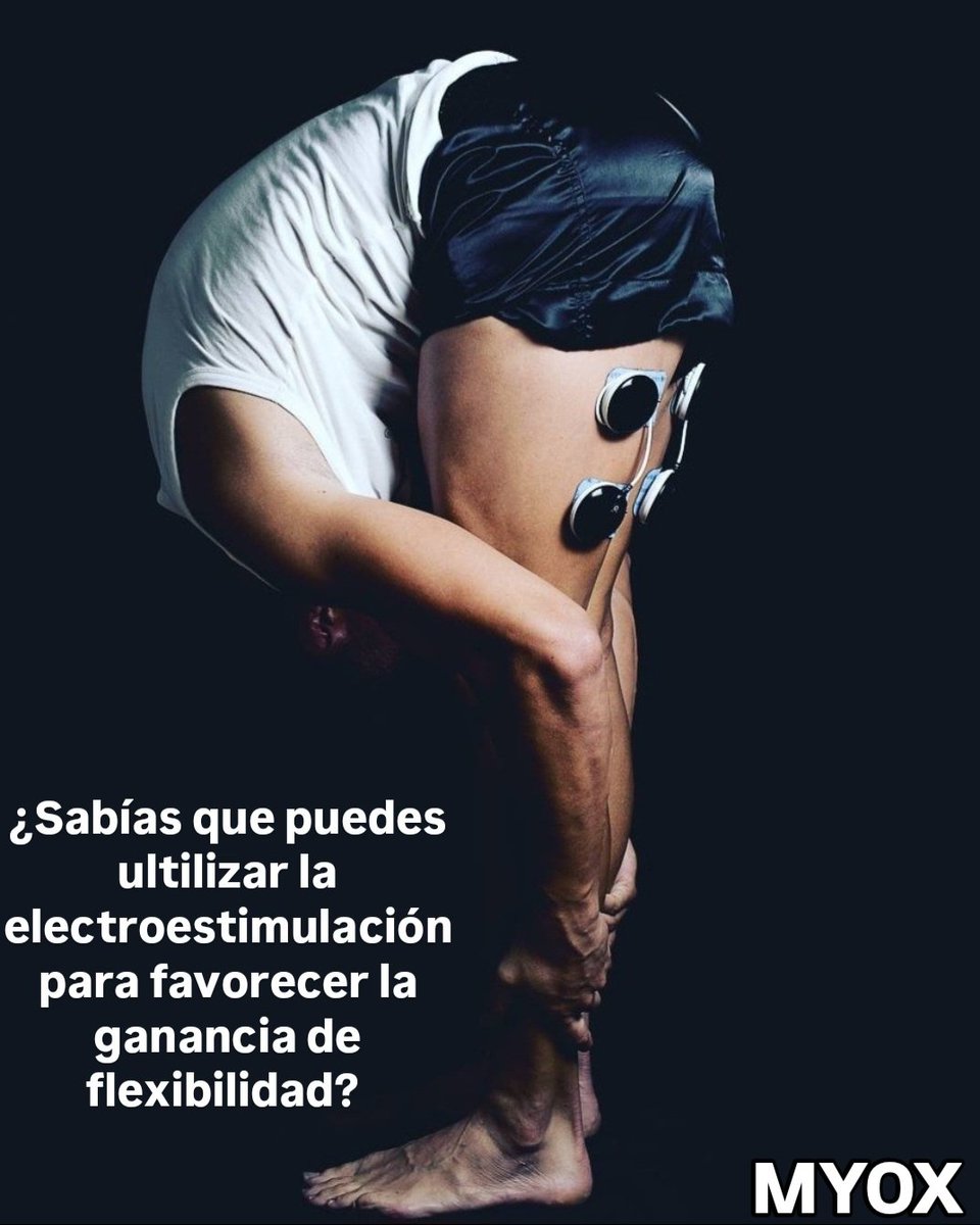 La #electroestimulación muscular, es una tecnología, que puede favorecer la ganancia de #flexibilidad reforzando la efectividad de las diferentes técnicas que aplicamos.