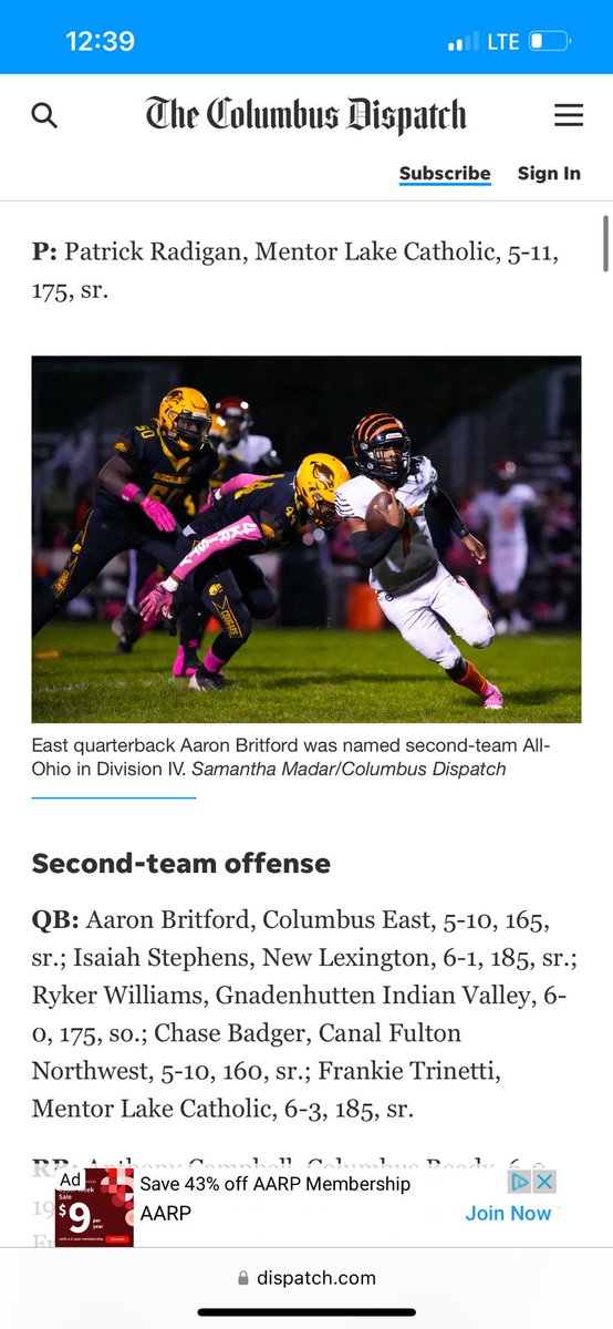 Second Team ALL-STATE🔥