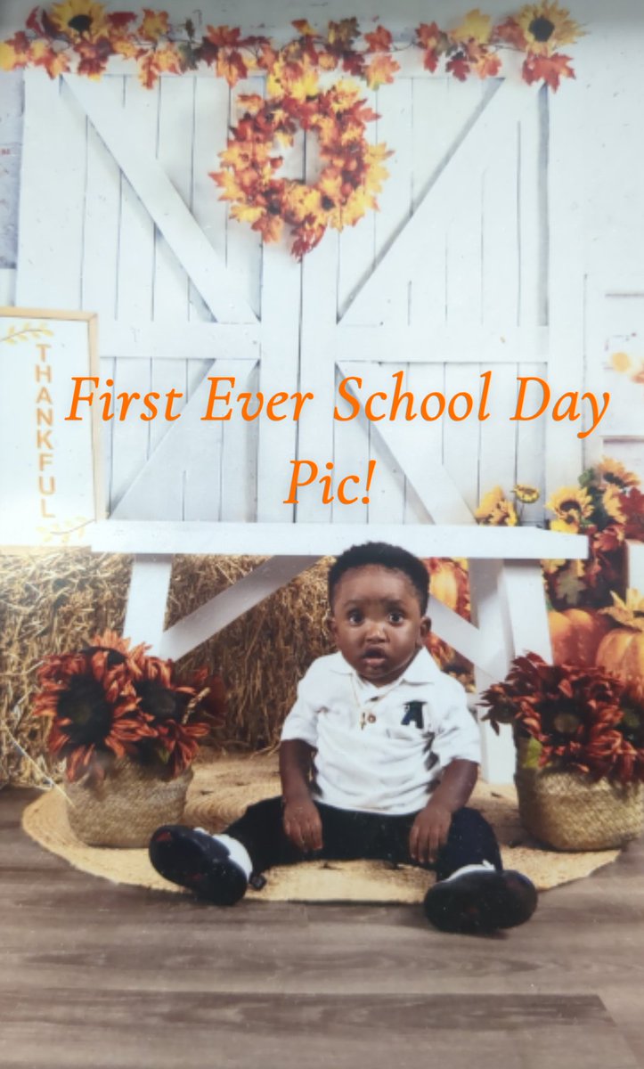 My boy has already taken his first school day picture. Where has time gone!