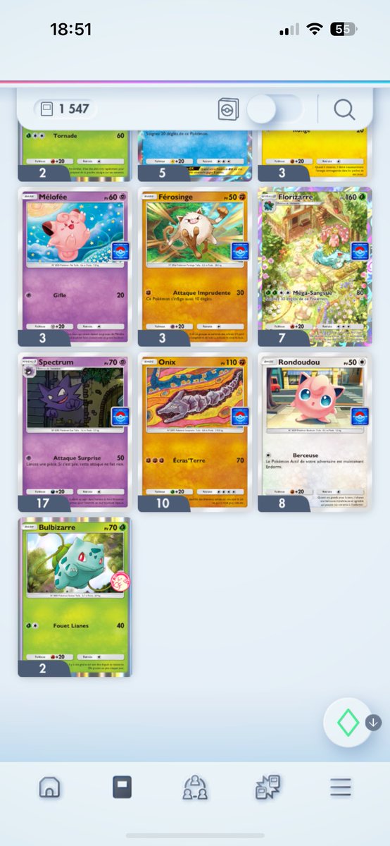 SloweedSw's tweet photo. @3lodi319 @IMuti123 @PokemonTCGP_FR Perso c’est le amphinobi qui veux pas tomber ! https://t.co/I2rJnEDsrm