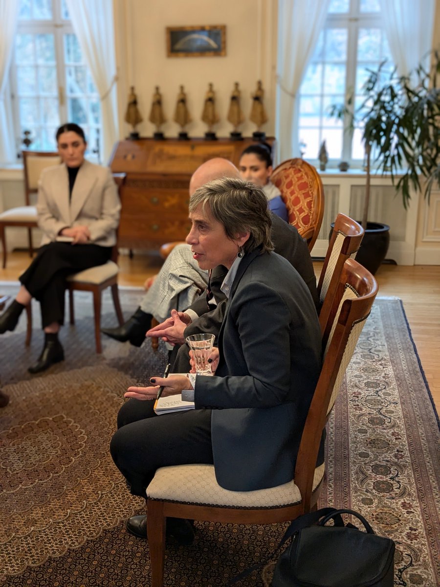 CZinWashington's tweet photo. Hearing the courageous voices of activists from Afghanistan, Belarus, Cuba, Iran, and Russia during the traditional Human Rights Defenders Breakfast hosted by the Ambassador Stašek. As all participants emphasized, solidarity remains the most powerful weapon against oppression.

#HumanRightsDay
