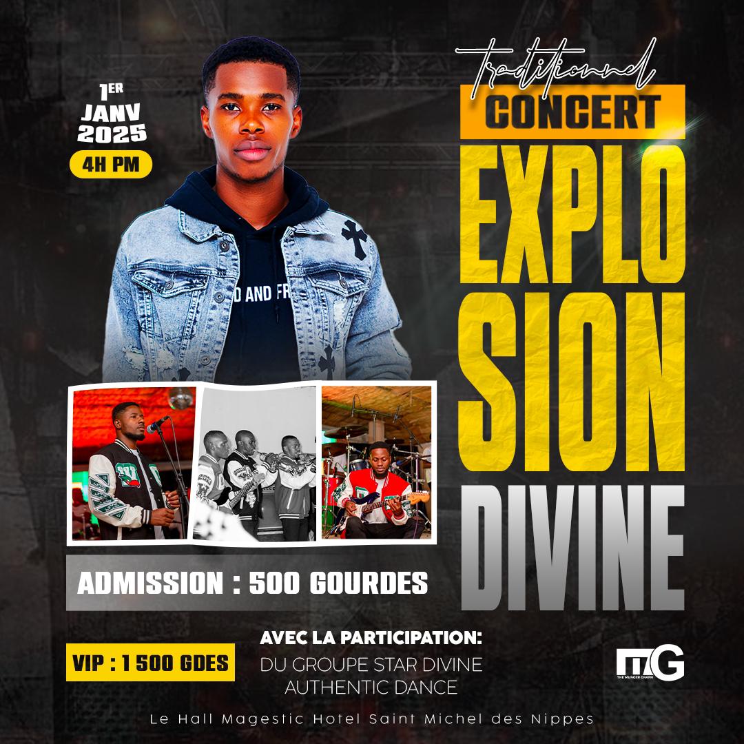 duvenso's tweet photo. Rendez-vous 1er Janvier 2025
4h PM
EXPLOSION DIVINE 
Département Nippes Haïti 
@Radio_Metronome @RTVCHAITI https://t.co/PGoDhwJklV