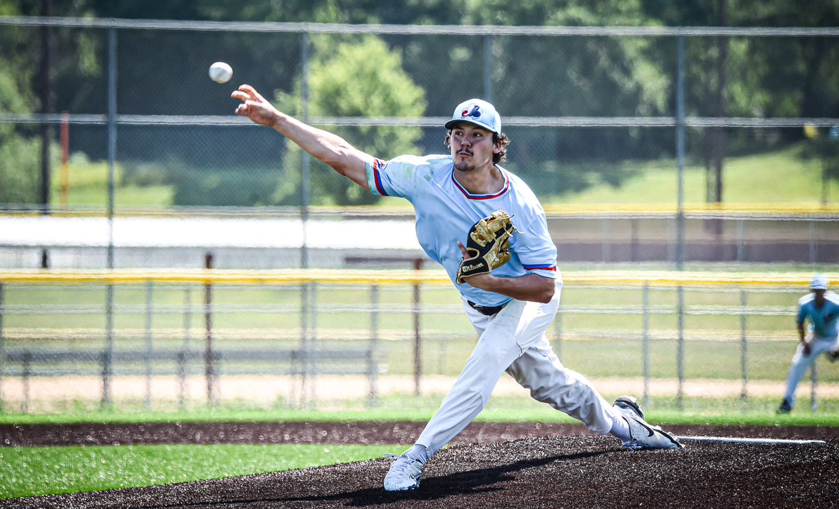 PSMLBaseball's tweet photo. ⭐️Peoria Sunday Morning League 2024 Season Moment #24: Presented by Firehouse Pizza and Pub EP

“Swanson 11 Ks in 5 IP to beat Royals 2-1” (7/7/24)

The hard throwing St. Charles Community College pitcher, Joe Swanson started the game for the Firehouse Expos. He would go 5 innings, allow only 1 hit, and 1 ER while striking out 11 Royals batters.

Then Brock Carver (PND) would finish the game for the Expos on the mound striking out 3 Royals batters in 2 IP, allowing 0 baserunners. 

The Sunday morning contest at Eastside featured terrific pitching on the other side of the diamond, as Royals pitcher, Broker Bailey (ICC) would go 6 IP, allowing only 1 ER and strike out 6 Expos batters. 

For the Expos: Jude Strahm (Blackhawk College) had 2 Hits, Caleb Edwards (Spoon River College) scored 1 Run, Ben Kelly(Grinnell College) had 1 Hit, 1 RBI, and Nash Clementz (Spoon River College) has the game winning RBI in the top of the 6th to score Ben Frericks (Knox College) from 3rd base who pinch ran for Nathan Husser (College of Lake County) 

#PeoriaSundayMorningLeague