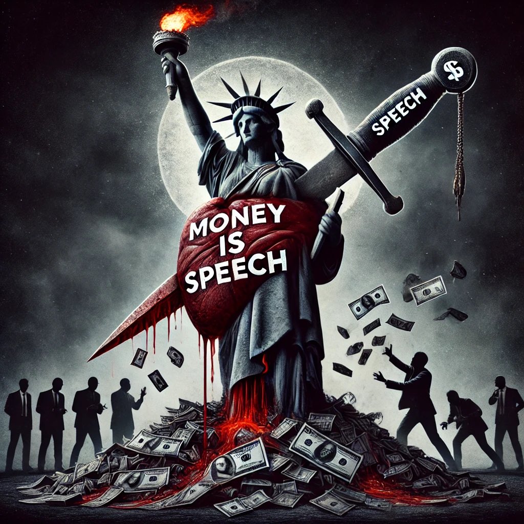 JBActors's tweet photo. Your mission: prevent a violent revolution.
The answer:
GET…
MONEY…
OUT…
OF…
POLITICS.
Amend the Constitution.
It is the only way.
Any questions?
Pass it on.
#EndCitizensUnited
#GetMoneyOut
