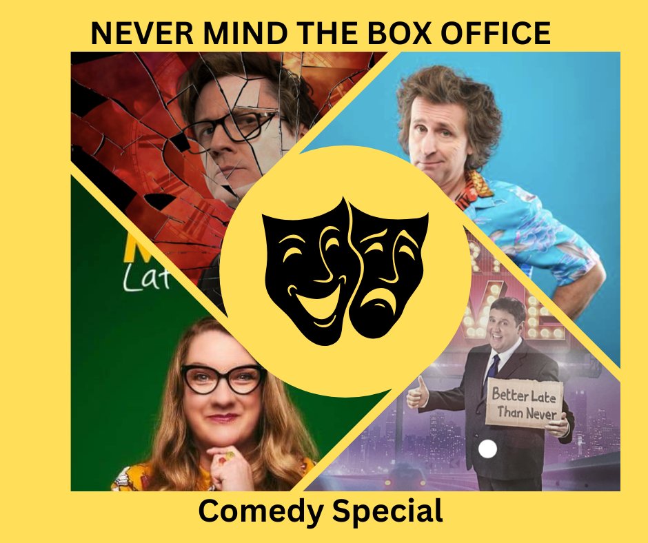 This Thursday, we went from the O2 to the cosy Gulbenkian Theatre in Canterbury for a comedy special. We love #standup but how did these four stand up?
<a href="/SarahMillican75/">Sarah Millican</a> <a href="/MrEdByrne/">Ed Byrne</a> <a href="/themiltonjones/">Milton Jones</a> and Peter Kay.
#theatre #comedy #podcasts