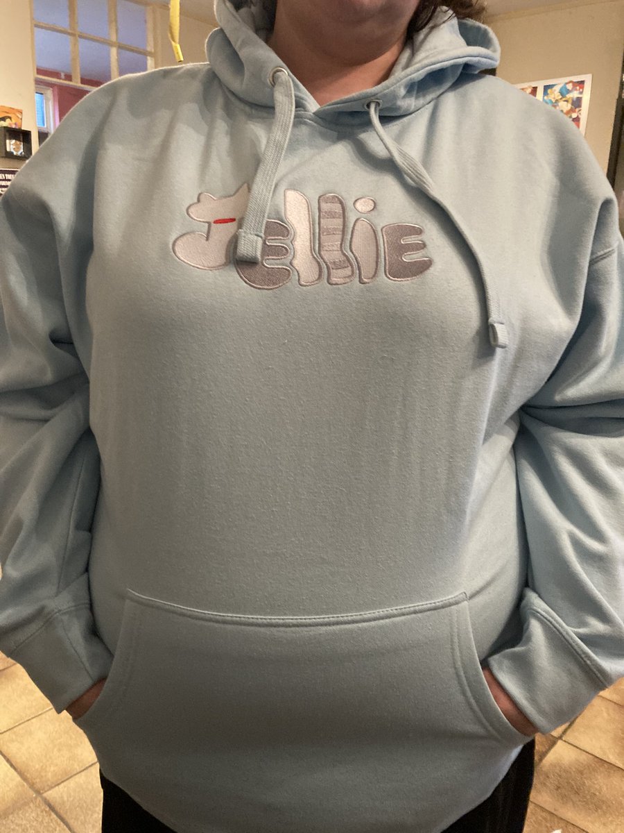 Madera1984's tweet photo. @GTWScar jellie hoodie came in today! Impressed with the fast shipping. It’s so comfy!! Thank you so much for sharing this merch with us. https://t.co/UtSTii0Tf2