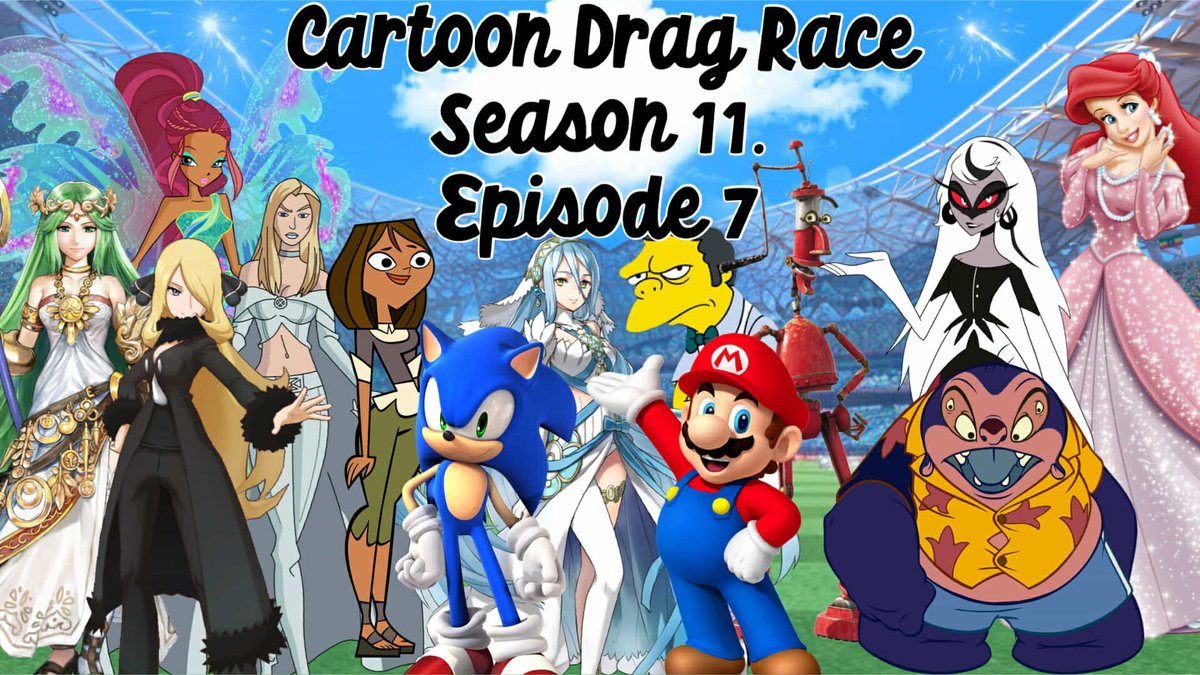 CartoonDragRace's tweet photo. Cartoon Drag Race Season 11 // Ep 7 https://t.co/xMCE8BqVG5 via @YouTube #dragrace #RuPaulsDragRace https://t.co/8adm2qIBt7