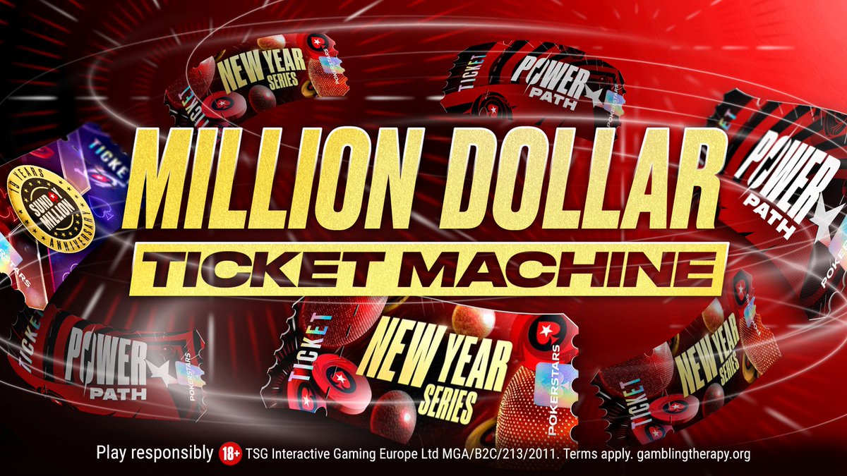 We're giving away $1 million worth of tickets to our biggest tournaments.

All the details 👉psta.rs/TcktMchn