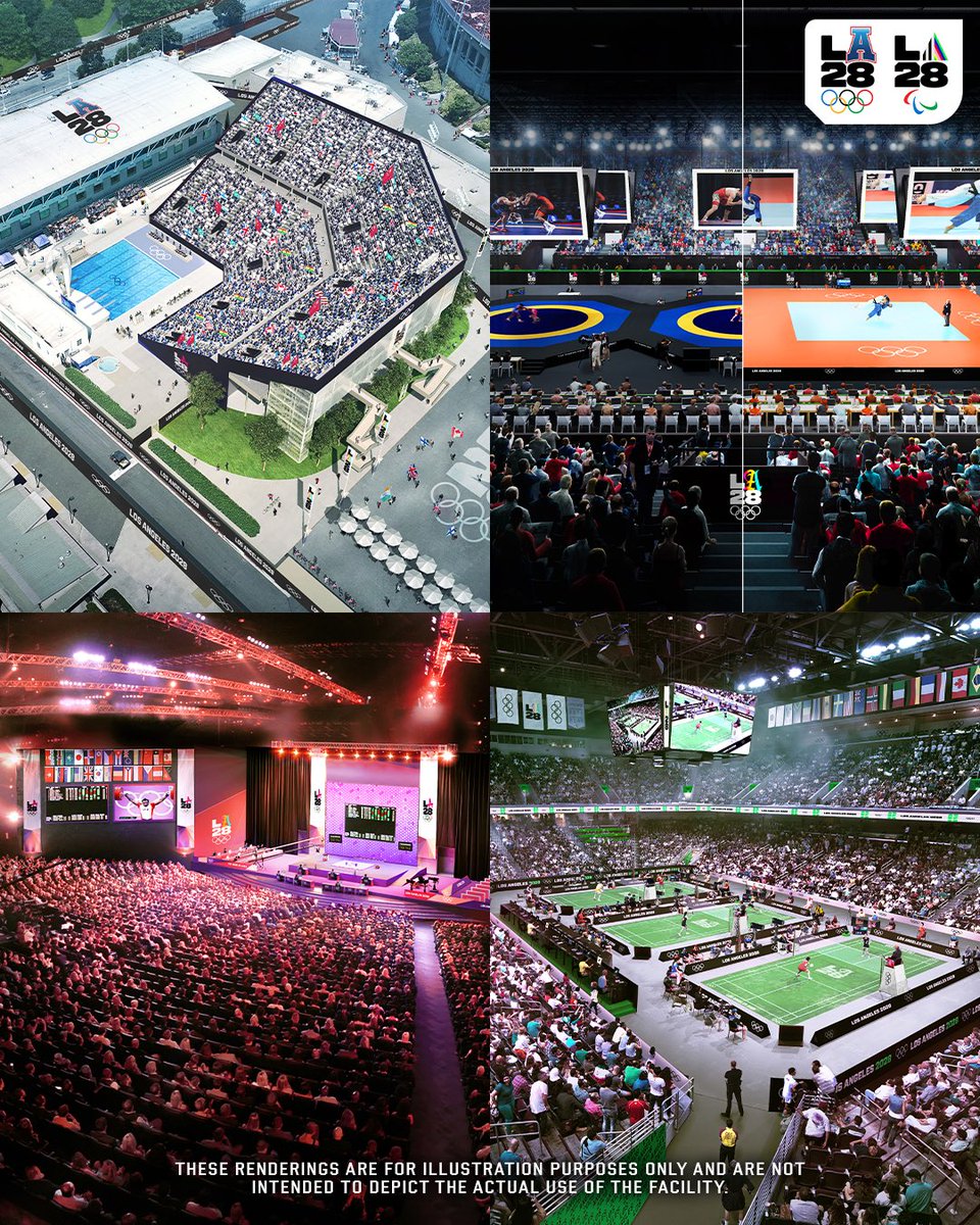 A glimpse into the future🔮 

Earlier this year, #LA28 announced where a number of competitions will be held throughout the city of LA, giving fans a look at where they'll be seated in 2028.

To see the current LA28 venue plan, visit our website at bit.ly/3ZLnyh5