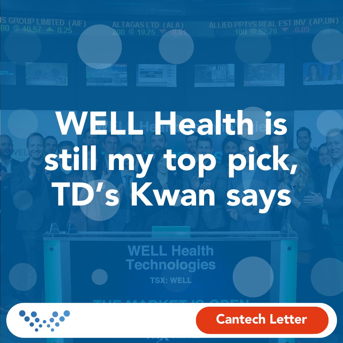 TD analyst David Kwan maintains his "Buy" rating and $8.00 price target on WELL, highlighting continued growth potential with key catalysts ahead. 

Curious about what's driving his optimism? Read Cantech Letters' recent report for the full analysis. 

ow.ly/Sk3550UoxcM