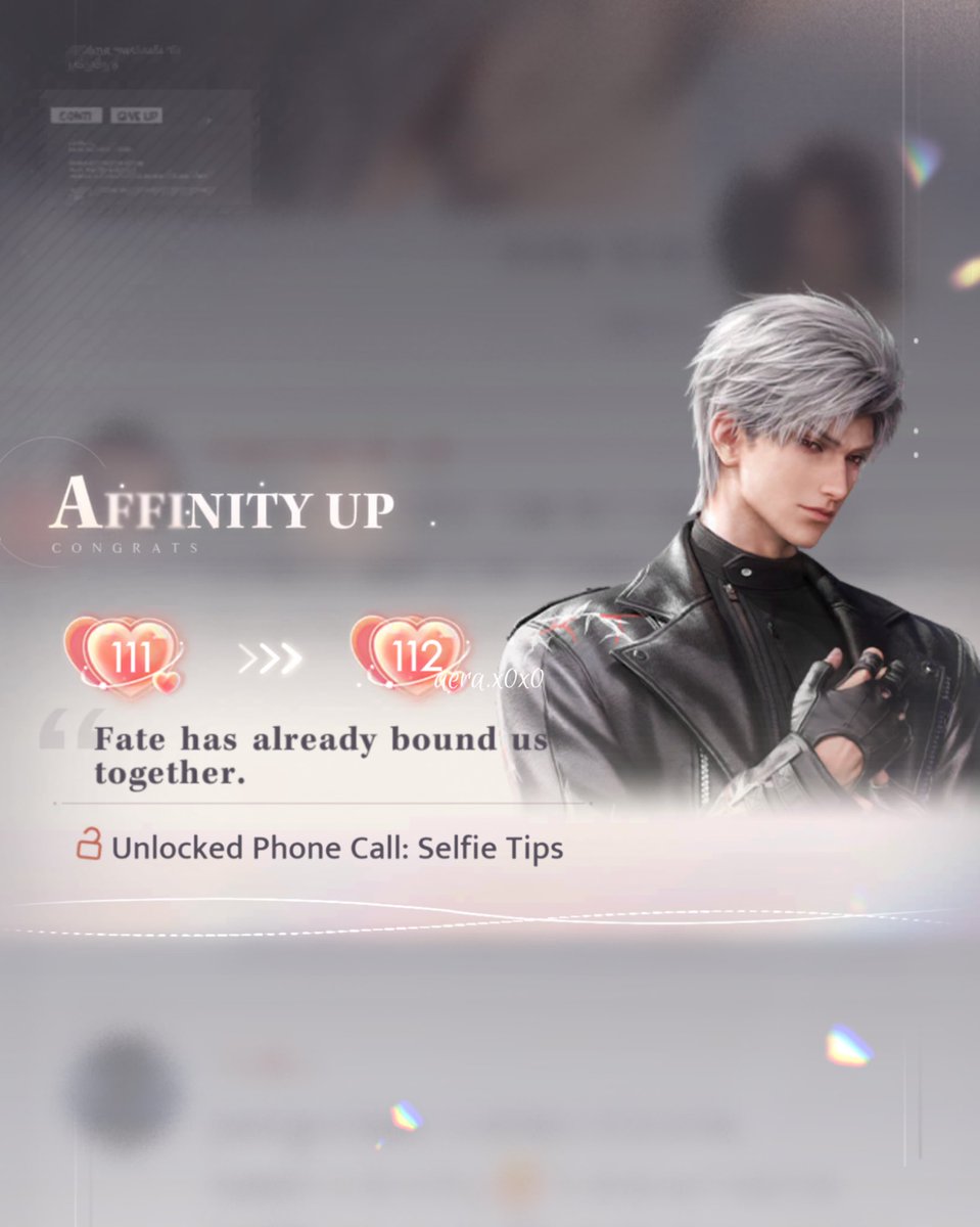 aerax0x0's tweet photo. ✧˚.🎀༘⋆゚looking for #ladstwt moots! ✧˚.🎀༘⋆゚
❦ aera
❦ 27, she/her
❦ Sylus main
❦ Asia Server
❦ Player since January 2024
❤️/ rt to be moots
#LoveandDeepspace #Indtwt #promotwt https://t.co/lzE7cWDOKQ