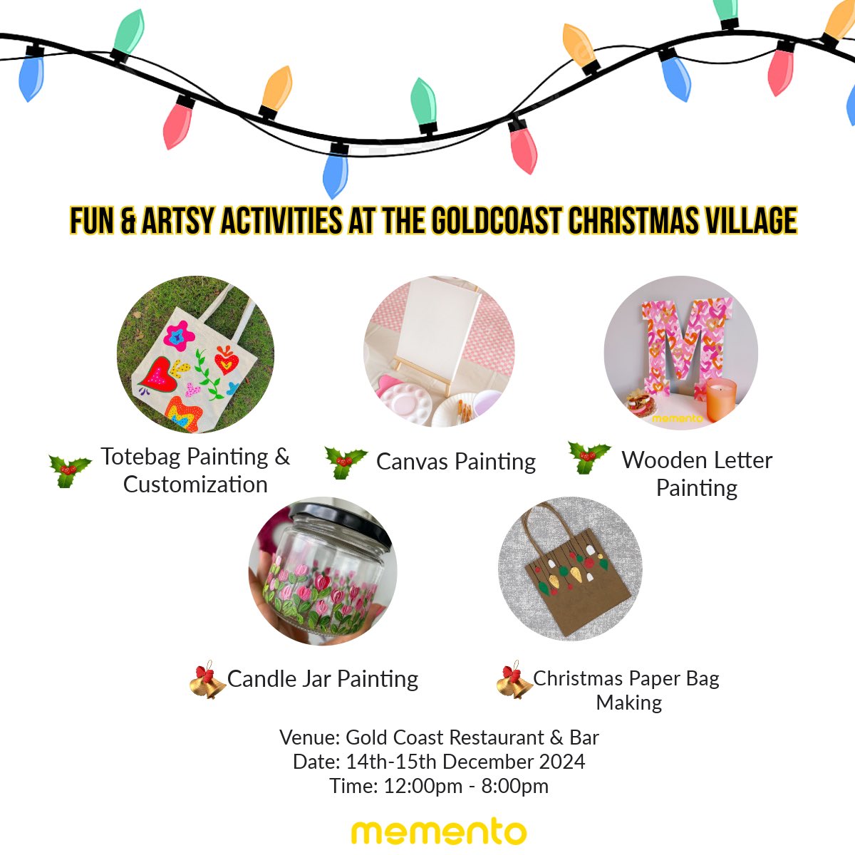 Memento_gh's tweet photo. Join us unforgettable festive experience at The Gold Coast Christmas Village! 🎄🎅🏽🇬🇭

📅 Date: 14th - 15th December 2024
🕒 Time: 12:00 PM - 8:00 PM
📍 Venue: Gold Coast Restaurant &amp; Bar https://t.co/Vz1kHTxzH6
