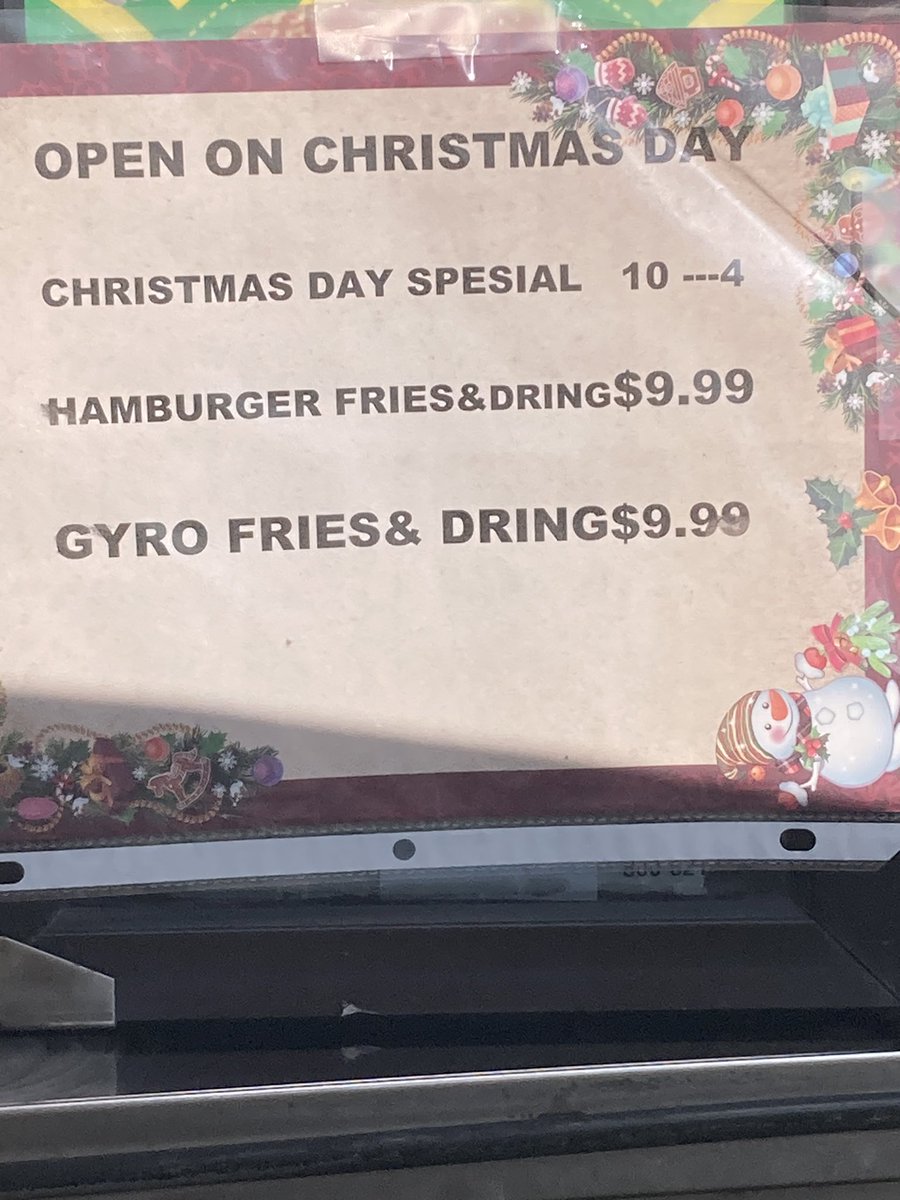 NotParis402's tweet photo. This made me smile. Actual sign at a Gyro restaurant. https://t.co/ktC20kVYwh