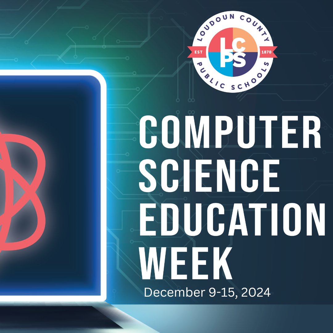 LCPSOfficial's tweet photo. National Computer Science Education Week is here! Dive into hands-on activities, explore Machine Learning, coding &amp; career pathways with fun lessons "Face Sensing with Scratch Lab" or "Neural Networks for Kids." Inspire others to explore! https://t.co/GCqo3IkOcG #LCPSCSWeek https://t.co/hi2aXESBG4
