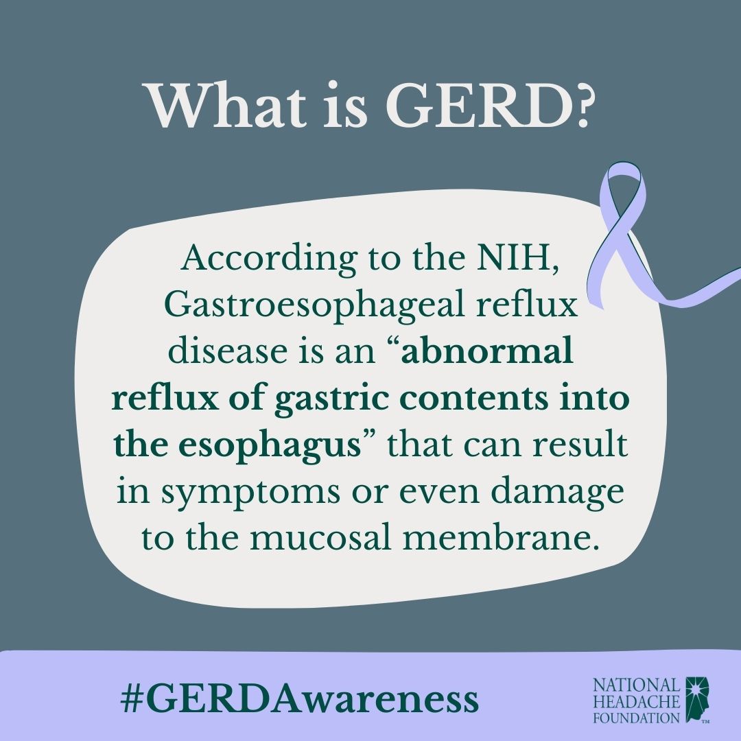 NHF's tweet photo. Did you know there might be a connection between GERD and migraines? 🤔
If you're managing migraines and GERD, talk to your healthcare provider for tailored advice. You don’t have to navigate this alone! https://t.co/n2TFGHPVsT
#GERDAwareness #GERD #GERDAndMigraine #migraine https://t.co/CGuTNGBGm4