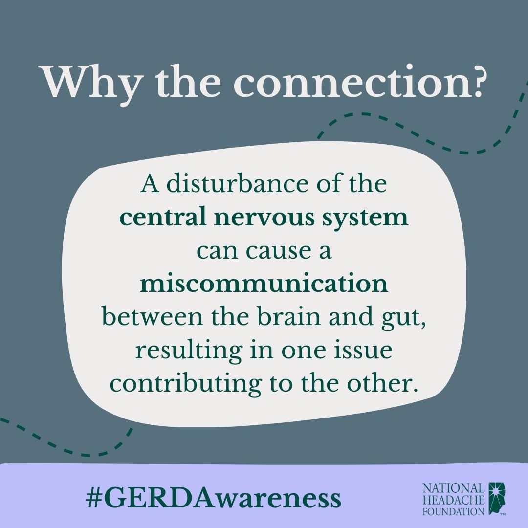 NHF's tweet photo. Did you know there might be a connection between GERD and migraines? 🤔
If you're managing migraines and GERD, talk to your healthcare provider for tailored advice. You don’t have to navigate this alone! https://t.co/n2TFGHPVsT
#GERDAwareness #GERD #GERDAndMigraine #migraine https://t.co/CGuTNGBGm4