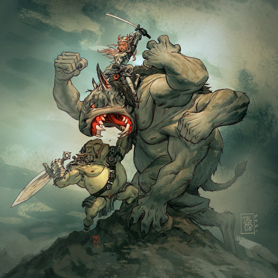 「A Series of Character Designs by Tim McB」|IAMAGのイラスト
