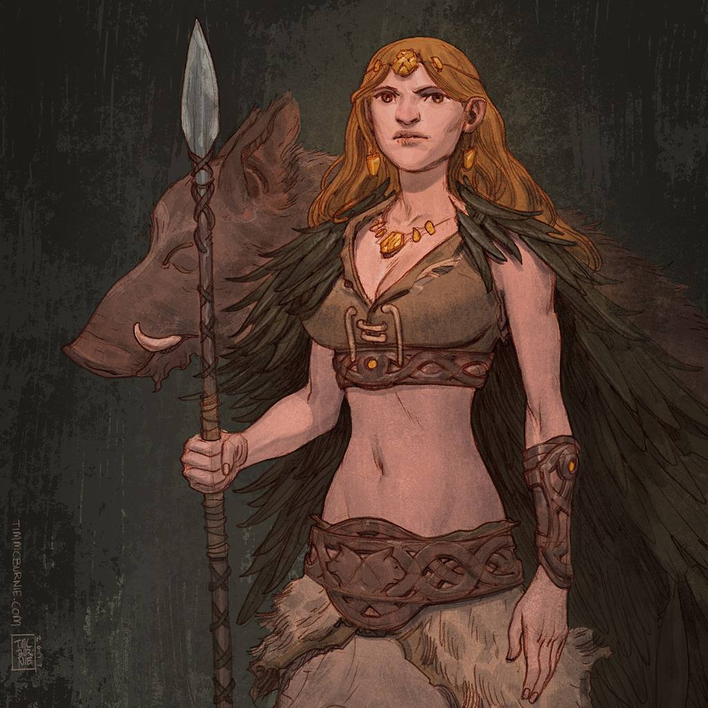 「A Series of Character Designs by Tim McB」|IAMAGのイラスト
