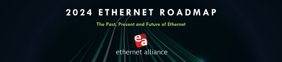 EthernetAllianc's tweet photo. Have you downloaded your 2024 #EthernetRoadmap yet? What are you waiting for! Created by the @EthernetAllianc, the industry’s only publicly available #Ethernet Roadmap provides direction and insights for navigating today’s vast Ethernet ecosystem.
https://t.co/uw0zAEv5Go… https://t.co/eDORsi2d7T
