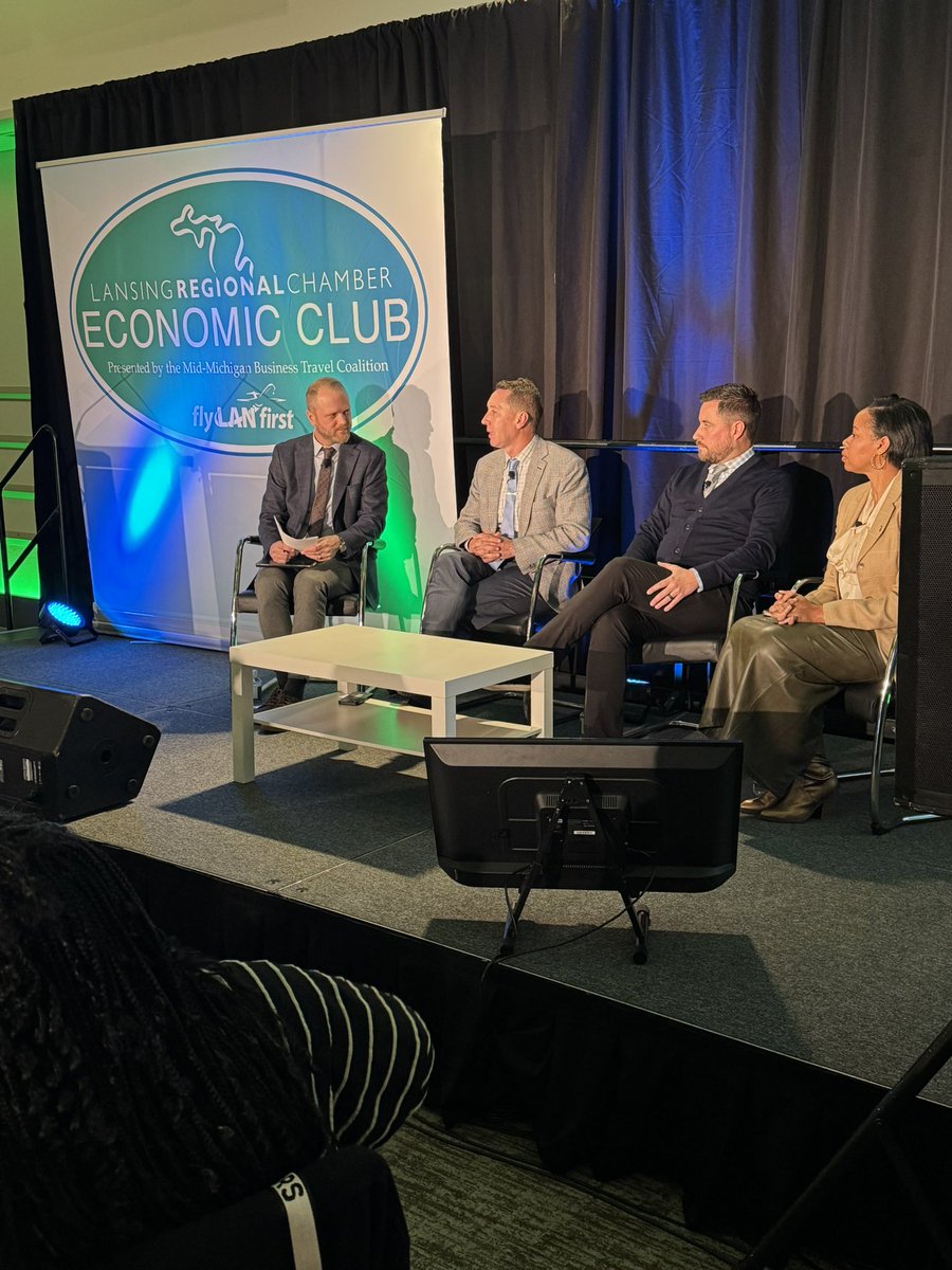 “The Future of Mobility” moderated by <a href="/jonathanoosting/">Jonathan Oosting</a> is a fascinating topic. Thanks to panelists <a href="/JuddHerzer/">Herzer</a>, Nate Ward and Justine Johnson for the insights and conversation. <a href="/LansingChamber/">Lansing Chamber</a> <a href="/LansingEconClub/">LansingEconomicClub</a>