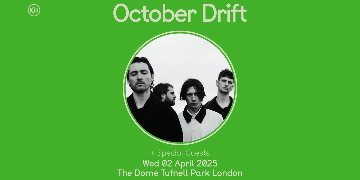 After smashing their London show this November, October Drift is coming back next spring! Catch them at The Dome on 2 April.  🎸

Tickets drop this Thursday, 12 December at 10am via the link in bio!