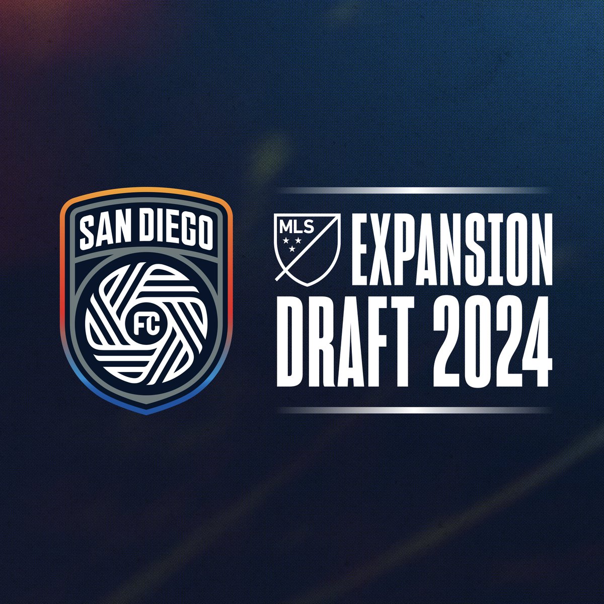 sandiegofc's tweet photo. 𝙀𝙡𝙞𝙜𝙞𝙗𝙡𝙚 𝙋𝙡𝙖𝙮𝙚𝙧 𝙇𝙞𝙨𝙩 𝙍𝙚𝙫𝙚𝙖𝙡𝙚𝙙.

San Diego FC will select up to five players in the 2024 MLS Expansion Draft tomorrow night.

📅 Wednesday, Dec. 11
🕢 7:30 p.m. PT
📺 Watch live: https://t.co/9YUWASYBbi or FOX 5

RSVP &amp; Read more — https://t.co/G62shm4XYm https://t.co/hXISQ0hEsi