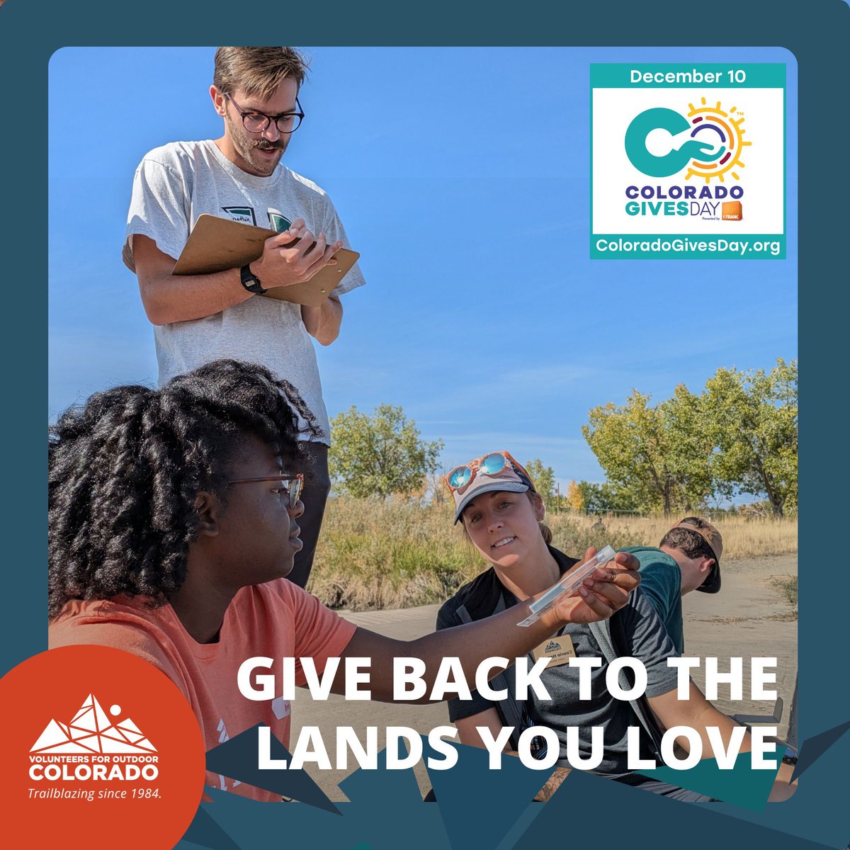 Thanks to the incredible generosity of Wayne and Cathy Zahm, donations today will be matched, dollar for dollar, up to $10,000. Your gift will have twice the power to protect the trails, habitats, and wild spaces that make Colorado so special. Donate now to double your impact!