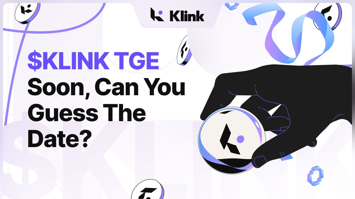 klinkfinance's tweet photo. 🔥 Points Today, $KLINK Tomorrow!

All those points you’re collecting? They’ll convert to $KLINK after our TGE—and guess what? It’s happening soon! 🪂

👀 Can you guess the date? Hint: It’s Q1 2025! Drop it in the comments. ⬇️

💎 Keep collecting points and get ready to claim your share of the $KLINK revolution.

Download now: https://t.co/5fsdjEJgpX