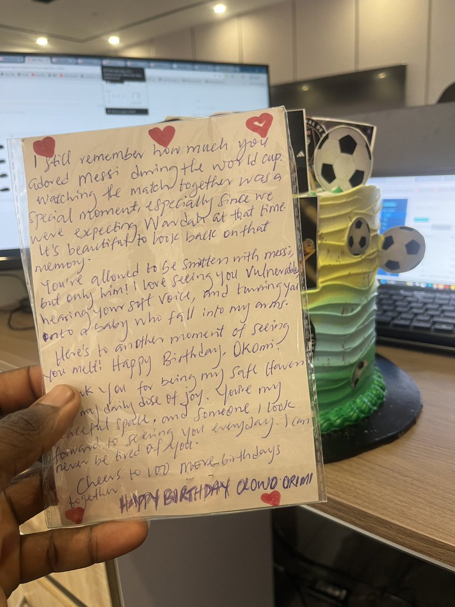Toyin Toyen (@techguytoyin) on Twitter photo Thank you love, you always turn up heavy on my birthdays. I think you’re the GOAT now, Messi will understand <a href="/rommielola/">Yusuf Kuburat Kutashi</a> Thank you love, you always turn up heavy on my birthdays. I think you’re the GOAT now, Messi will understand <a href="/rommielola/">Yusuf Kuburat Kutashi</a>