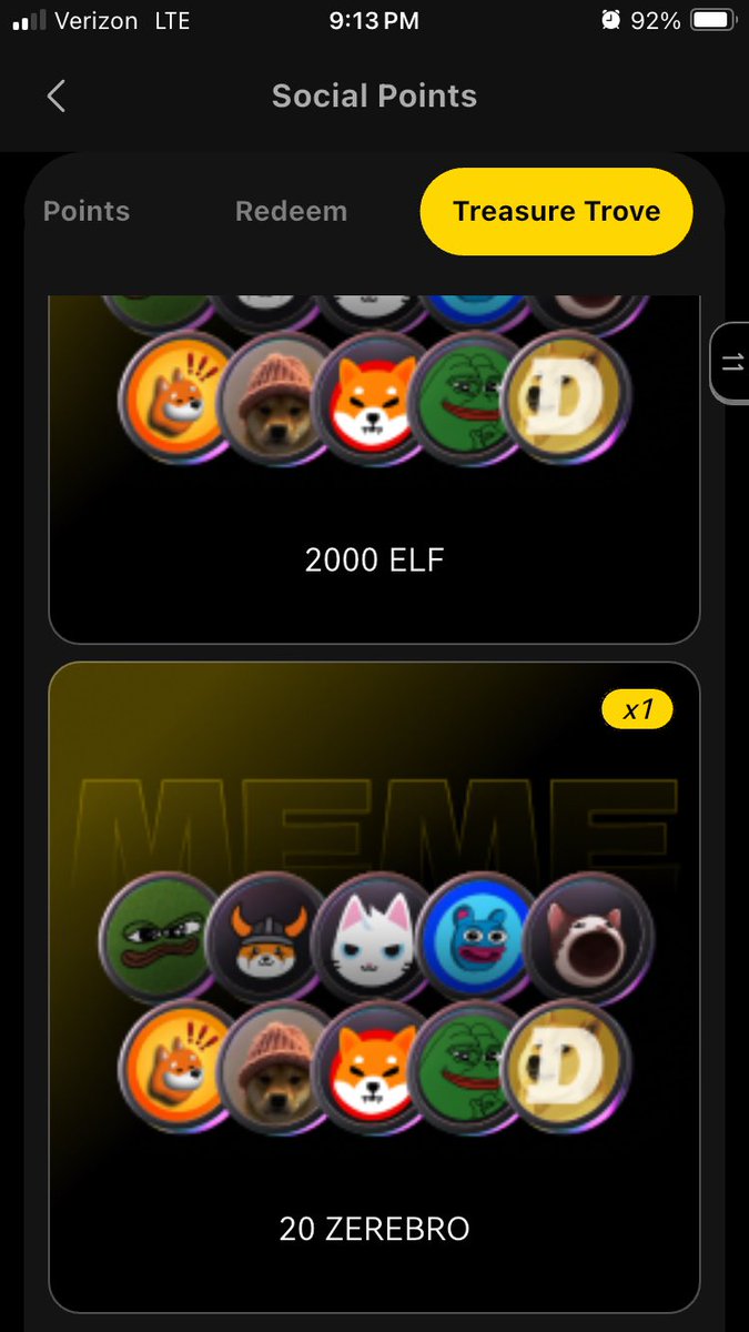 MeeeSHuGgaHH's tweet photo. #DEXwithApeX @OfficialApeXdex just unlocked meme token rewards. Check out my mystery box win. Look forward to the platforms future. https://t.co/J71IAoyCBA